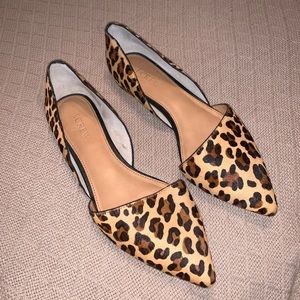 J. Crew Calf Hair Flats